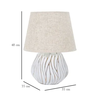 LAMPA Z ŻYWICY Honduras 35X48 cm